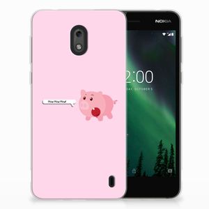 Nokia 2 Telefoonhoesje met Naam Pig Mud