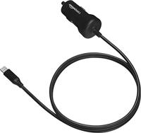 Amazon Basics Autolader met Lightning-connector, rechte kabel, 5 V, 2,4 A, 0,91 m, zwart