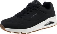 Skechers Uno Stand On Air heren Trainers Laag-top, Dark Black Durabuck Trim, 43 EU