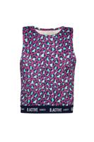 B.Nosy Meisjes tanktop print Active - Amy - Active aqua panter - thumbnail