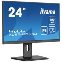 Iiyama XUB2493HSU-B6 LED-monitor Energielabel E (A - G) 61 cm (24 inch) 1920 x 1080 Pixel 16:9 0.4 ms HDMI, DisplayPort, Hoofdtelefoon (3.5 mm jackplug), USB