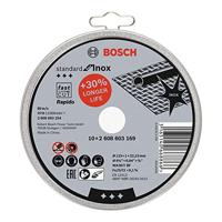 Bosch 2608603254 Professional slijpschijf rechte standaard voor Inox - Rapido 115 mm, wit