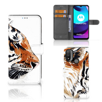 Hoesje Motorola Moto E20 | E30 | E40 Watercolor Tiger - thumbnail