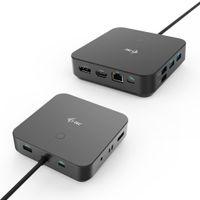 i-tec USB-C HDMI Dual DP Docking Station with Power Delivery 100 W + Universal Charger 100 W - thumbnail