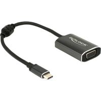 DeLOCK USB-C male > VGA female met PD functie adapter - thumbnail