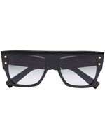 Balmain Eyewear lunettes de soleil à monture carrée oversize - Noir