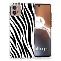 Motorola Moto G32 TPU Hoesje Zebra - thumbnail