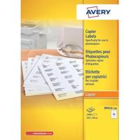 Avery Laser Labels, Wit 105 x 58 mm DPS10 1000ST