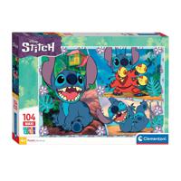 Clementoni Legpuzzel Super Color Maxi Stitch, 104st.