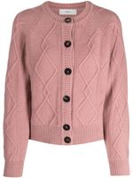 Pringle of Scotland cardigan en cachemire mélangé - Rose - thumbnail