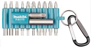 Makita P-81175 Bitset 22-delig Binnen-zesrond (TX), Kruiskop Pozidriv, Kruiskop Phillips, Inbus