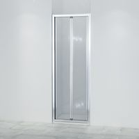 Saniclass ID05 Vouwdeur - 70x190cm - 6mm veiligheidsglas - alu profiel - anti kalk - chroom SW8414