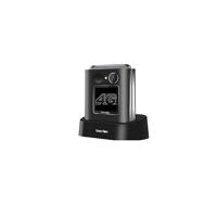 Beafon, Fold10 LTE, klaptelefoon, SOS-noodoproepknop, XL kleurenbinnendisplay 2,2 (5,58 cm), XL kleurenscherm van buitenaf 1,44 inch (3,65 cm), fotocontactweergave, camera, lichtsignaal, tafellader,