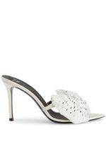 Giuseppe Zanotti sandales Intriigo Alexandrine 90 mm en cuir - Blanc