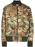 Dolce & Gabbana veste bomber à imprimé camouflage - Vert