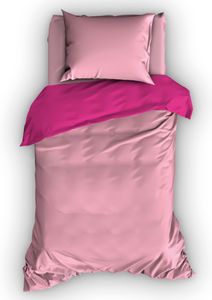 Duimelot Dekbedovertrek Princessa Roze Fuchsia-120 x 150 cm