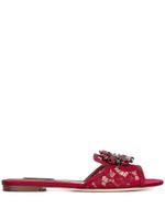 Dolce & Gabbana claquettes "Bianca" - Rouge