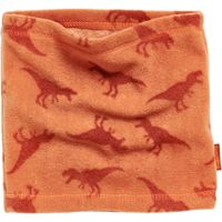 Playshoes fleece ronde sjaal dino's geel Maat