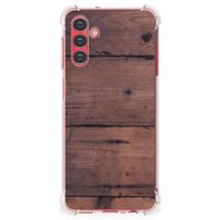 Samsung Galaxy A13 5G | A04s Stevig Telefoonhoesje Old Wood - thumbnail