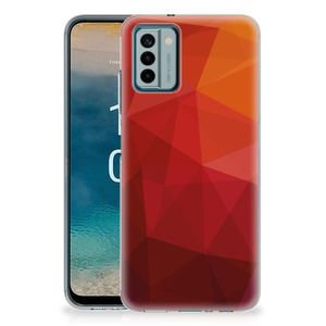 TPU Hoesje voor Nokia G22 Polygon Red