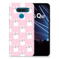 LG Q60 TPU Hoesje Sleeping Cats