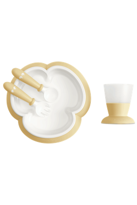 BabyBjörn Babyservies Pastelgeel