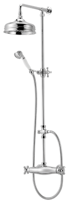 Pure Design Melrose Douche opbouwset thermostatisch Pure Design Melrose Douche opbouwset thermostatisch