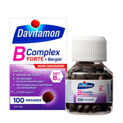 Davitamon Vitamine B Complex met biergist - 100 stuks Davitamon Vitamine B Complex met biergist - 100 stuks