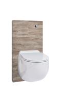 Broyeurtoilet Sani-wand Plus Design - Eik Natuur