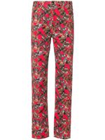 Vivienne Westwood jean taille basse W Harris à coupe droite - Rouge