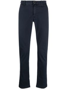 Jacob Cohën pantalon droit à taille basse - Bleu