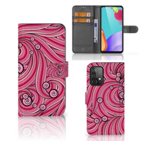 Samsung Galaxy A52 Hoesje Swirl Pink - thumbnail