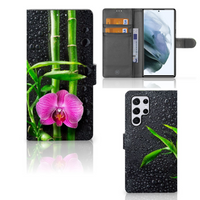 Samsung Galaxy S22 Ultra Hoesje Orchidee