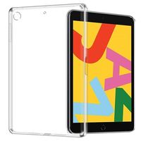 Antislip iPad 10.2 2019/2020/2021 TPU Hoesje - Doorzichtig - thumbnail