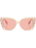 Burberry Eyewear lunettes de soleil Meryl à monture papillon - Rose