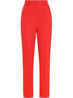 Dolce & Gabbana pantalon court à taille haute - Rouge - thumbnail