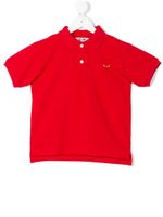 Comme Des Garçons Play Kids polo à logo brodé - Rouge