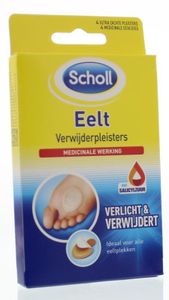 Scholl Eeltverwijderpleister vilt (4 st)