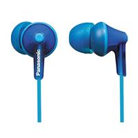 Panasonic RP-HJE125 in-oordopjes (drie paar passtukken, 10-24.000 Hz, 1,1 m kabel) Single 1,1 m Kabellänge blauw