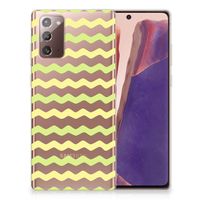 Samsung Note 20 TPU bumper Waves Yellow - thumbnail