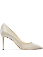 Jimmy Choo escarpins Romy 85 en cuir - Tons neutres - thumbnail