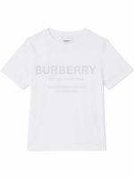 Burberry Kids t-shirt à imprimé Horseferry - Blanc