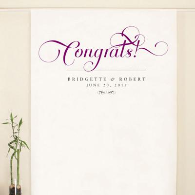 Backdrop Smile / Congrats gepersonaliseerd Backdrop Smile / Congrats gepersonaliseerd