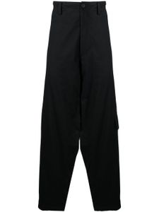 Yohji Yamamoto pantalon droit à quatre poches - Noir