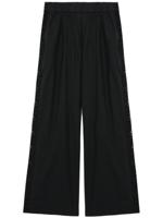 Sea Broek met borduurwerk - Zwart