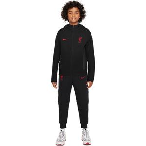 Nike Liverpool Tech Fleece Trainingspak Kids - Handbalkleding - - Black/Red - maat