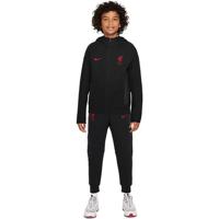 Nike Liverpool Tech Fleece Trainingspak Kids - Handbalkleding - - Black/Red - maat - thumbnail