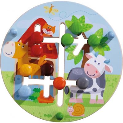 Haba schuifpuzzel Boerderijwereld junior 21,5 cm hout Haba schuifpuzzel Boerderijwereld junior 21,5 cm hout