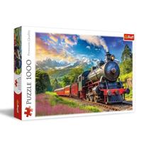 Trefl - Reizen met de Trein - Puzzel met 1000 stukjes - DIY puzzel, Creatieve ontspanning, Klassieke puzzel voor volwassenen en kinderen vanaf 14 jaar