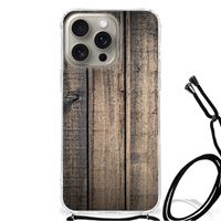 iPhone 15 Pro Max Stevig Telefoonhoesje Steigerhout